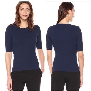 Theory Ribbed Short Sleeve Tee